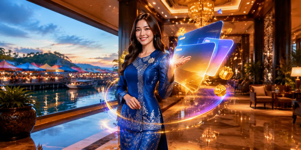 Pengguna re4r berpakaian baju kurung menikmati hiburan kasino meja langsung di Malaysia